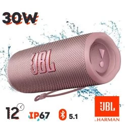 Enceinte Sans-fil JBL Flip 6, Son Harman Ultra-puissant, Étanche IP67 - Autonomie 12H - Rose