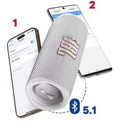 Enceinte Sans-fil JBL Flip 6, Son Harman Ultra-puissant, Étanche IP67 - Autonomie 12H - Blanc 14 Enceinte Sans-fil JBL Flip 6, Son Harman Ultra-puissant, Étanche IP67 - Autonomie 12H - Blanc -Musique recherchée. spik jbl flip6 wh 3