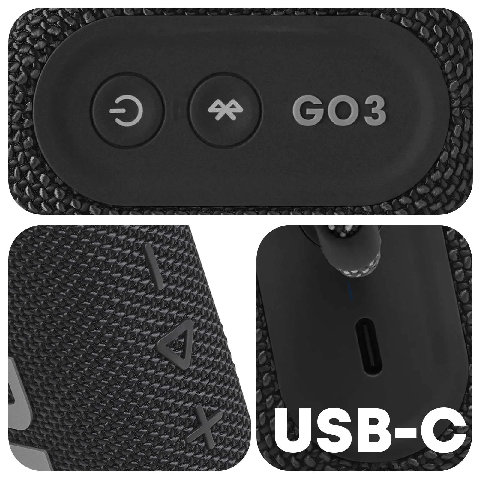 Enceinte Bluetooth JBL Go 3, Étanche IP67 Ultra-compact Avec Son Puissant - Autonomie 5H - Noir 5 Enceinte Bluetooth JBL Go 3, Étanche IP67 Ultra-compact Avec Son Puissant - Autonomie 5H - Noir – Image 3