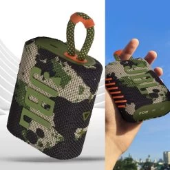 Enceinte Bluetooth JBL Go 3, Étanche IP67 Ultra-compact Avec Son Puissant - Autonomie 5H - Camouflage 14 Enceinte Bluetooth JBL Go 3, Étanche IP67 Ultra-compact Avec Son Puissant - Autonomie 5H - Camouflage -Musique recherchée. spik jbl go3 cm 5