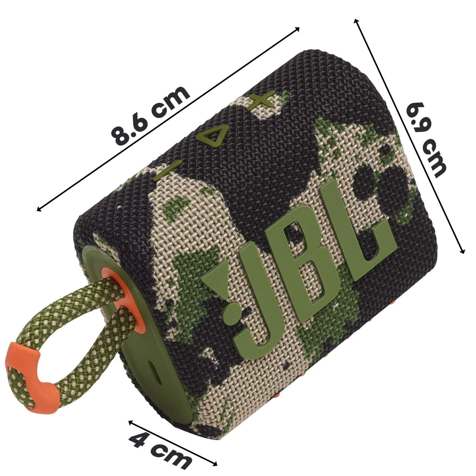 Enceinte Bluetooth JBL Go 3, Étanche IP67 Ultra-compact Avec Son Puissant - Autonomie 5H - Camouflage 10 Enceinte Bluetooth JBL Go 3, Étanche IP67 Ultra-compact Avec Son Puissant - Autonomie 5H - Camouflage – Image 8