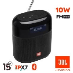 Enceinte Radio JBL Bluetooth 4.2 Son Cristallin Étanche IPX7, Écran LCD Et Autonomie 15h , TUNER XL - Noir