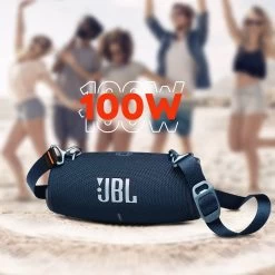 Enceinte Sans Fil JBL Xtreme 3, Basses Profondes Autonomie 15 Heures, Étanche IP67 Avec Sangle - Bleu -Musique recherchée. spik jbl xt3 bl 6