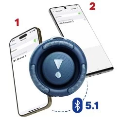 Enceinte Sans Fil JBL Xtreme 3, Basses Profondes Autonomie 15 Heures, Étanche IP67 Avec Sangle - Bleu -Musique recherchée. spik jbl xt3 bl 7