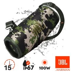 Enceinte Sans Fil JBL Xtreme 3, Basses Profondes Autonomie 15 Heures, Étanche IP67 Avec Sangle - Camouflage