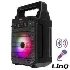 Enceinte Lumineuse Bluetooth, Compatible Micro, LinQ - Noir