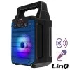Enceinte Lumineuse Bluetooth, Compatible Micro, LinQ - Bleu -Musique recherchée. spik linq 1085 bl r
