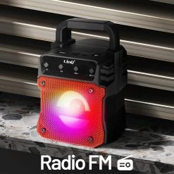 Enceinte Lumineuse Bluetooth, Design Compact Et Portable, LinQ - Rouge 14 Enceinte Lumineuse Bluetooth, Design Compact Et Portable, LinQ - Rouge -Musique recherchée. spik linq 1092 rd 2