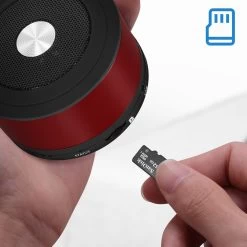 Mini Enceinte Bluetooth Venus Ronde - Rouge -Musique recherchée. spik n8 rd 5