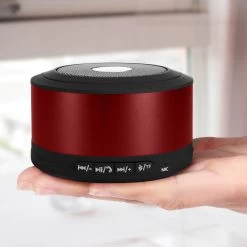 Mini Enceinte Bluetooth Venus Ronde - Rouge -Musique recherchée. spik n8 rd 7