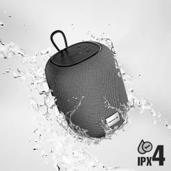 Enceinte Bluetooth 5.2 Son Puissant 15W Étanche IPX4, Swissten New Sound-X - Noir -Musique recherchée. spik swiss soundx 3