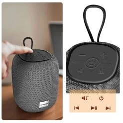 Enceinte Bluetooth 5.2 Son Puissant 15W Étanche IPX4, Swissten New Sound-X - Noir -Musique recherchée. spik swiss soundx 5