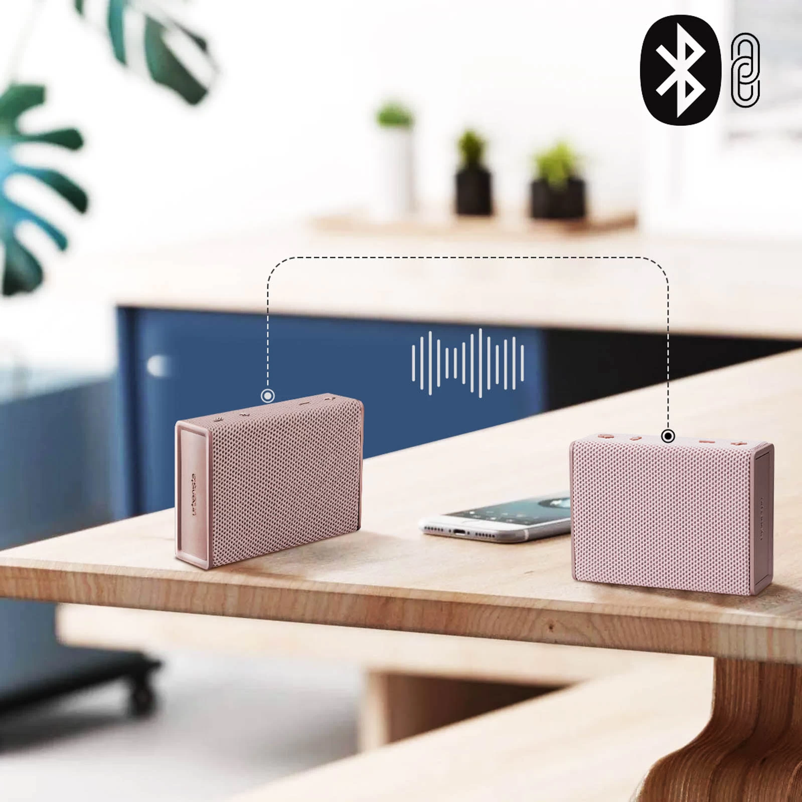 Enceinte Bluetooth Portable Certifiée IPX5, Autonomie 5H, Bigben Sydney Urbanista - Rose 6 Enceinte Bluetooth Portable Certifiée IPX5, Autonomie 5H, Bigben Sydney Urbanista - Rose – Image 4