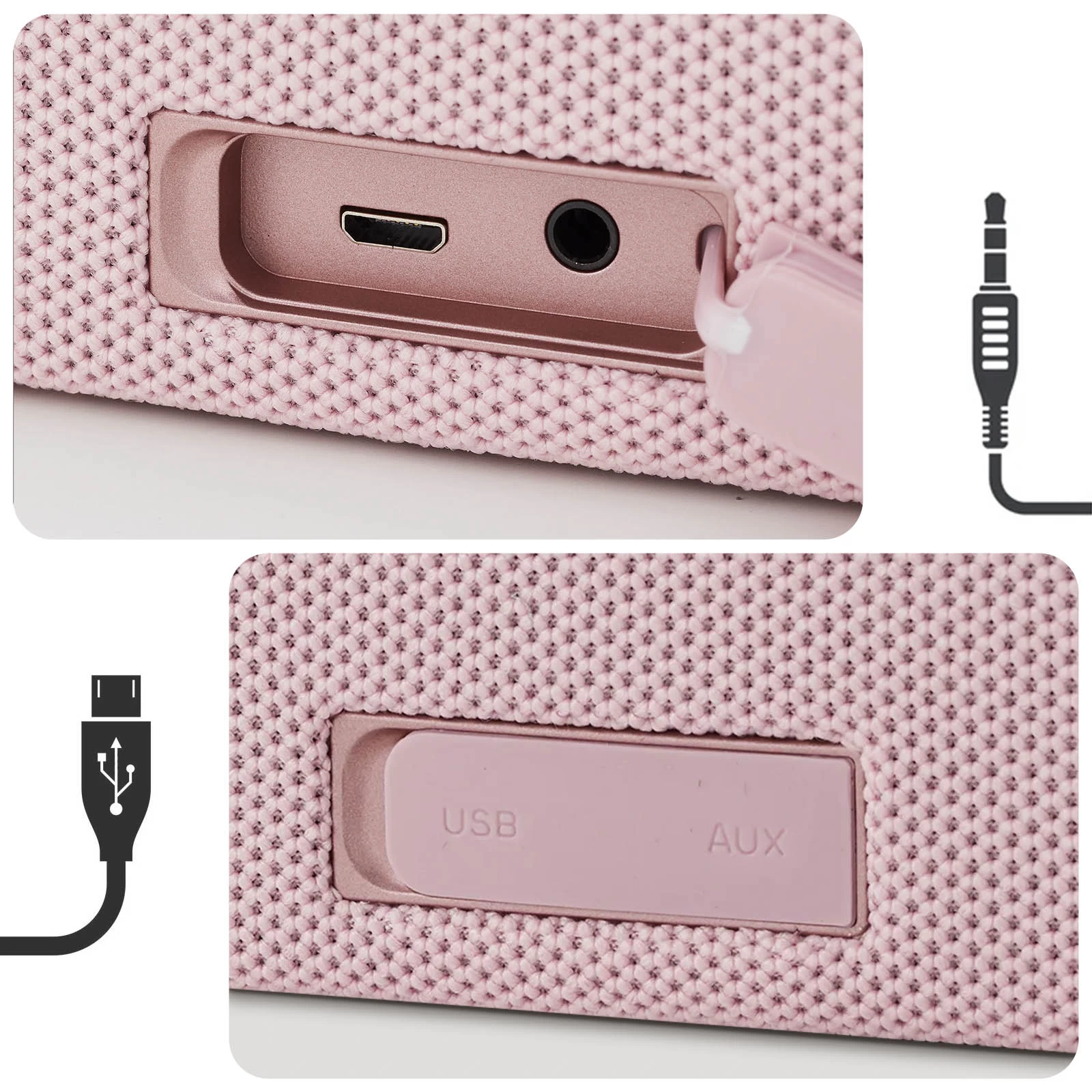 Enceinte Bluetooth Portable Certifiée IPX5, Autonomie 5H, Bigben Sydney Urbanista - Rose 11 Enceinte Bluetooth Portable Certifiée IPX5, Autonomie 5H, Bigben Sydney Urbanista - Rose – Image 9