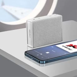 Enceinte Bluetooth Portable Certifiée IPX5, Autonomie 5H, Bigben Sydney Urbanista - Blanc -Musique recherchée. spik urba syd wh 3