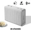 Enceinte Bluetooth Portable Certifiée IPX5, Autonomie 5H, Bigben Sydney Urbanista - Blanc
