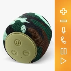 Mini Enceinte Bluetooth Ultra-compact, Portable Avec Dragonne - Vert -Musique recherchée. spik ws305 gn 5