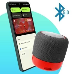 Mini Enceinte Bluetooth 5.0, Radio FM Et Micro Avec Dragonne, WSY01 - Noir -Musique recherchée. spik y01 bk 5