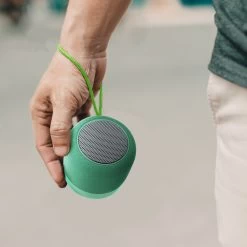 Mini Enceinte Bluetooth 5.0, Radio FM Et Micro Avec Dragonne, WSY01 - Vert -Musique recherchée. spik y01 gn 8