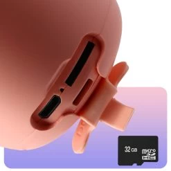 Enceinte Bluetooth 5.0 Portable Micro Et Radio FM Avec Dragonne, WSY06 - Rose -Musique recherchée. spik y06 pk 4