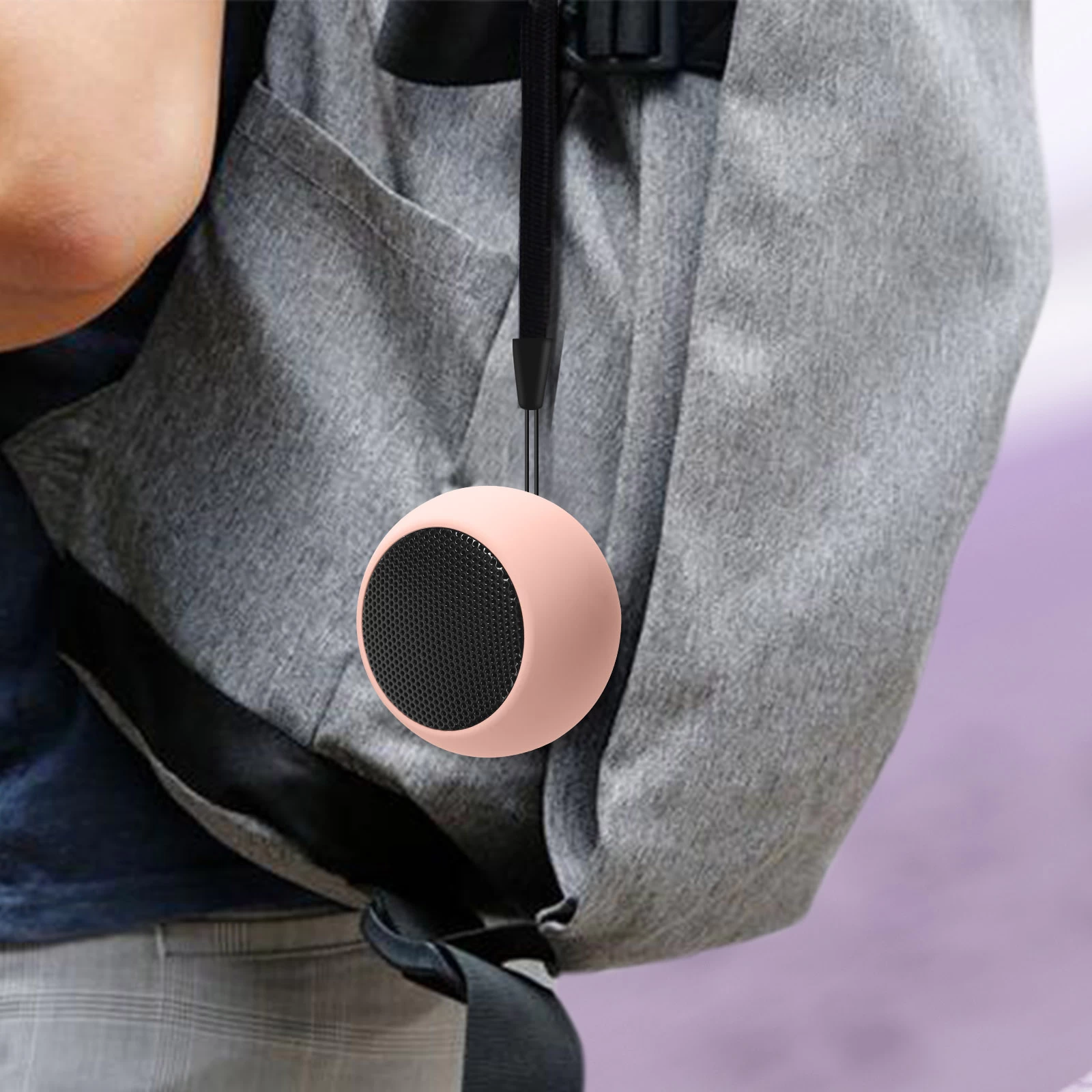 Mini Enceinte Bluetooth, Haut-Parleur 3W Avec Déclencheur D'Appareil Photo - Rose 4 Mini Enceinte Bluetooth, Haut-Parleur 3W Avec Déclencheur D'Appareil Photo - Rose – Image 2