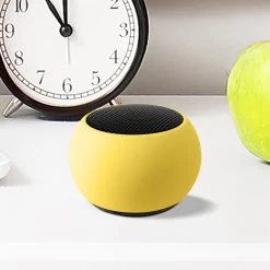 Mini Enceinte Bluetooth, Haut-Parleur 3W Avec Déclencheur D'Appareil Photo - Jaune -Musique recherchée. spik y3 yl 4