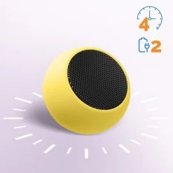 Mini Enceinte Bluetooth, Haut-Parleur 3W Avec Déclencheur D'Appareil Photo - Jaune -Musique recherchée. spik y3 yl 6