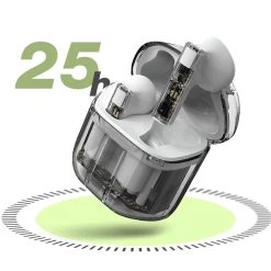 Écouteurs Sans Fil Bluetooth étanche IPX4 Autonomie 25H, 4Smarts SkyBuds Lucid - Blanc 14 Écouteurs Sans Fil Bluetooth étanche IPX4 Autonomie 25H, 4Smarts SkyBuds Lucid - Blanc -Musique recherchée. tws 4sma sky wh 3