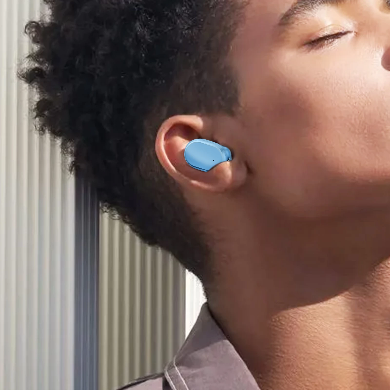 Écouteurs Sans Fil Bluetooth 5.2 Avec Boîtier De Charge Et Autonomie 12 Heures - Bleu 3 Écouteurs Sans Fil Bluetooth 5.2 Avec Boîtier De Charge Et Autonomie 12 Heures - Bleu – Image 2