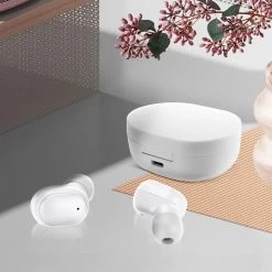 Écouteurs Sans Fil Bluetooth 5.2 Avec Boîtier De Charge Et Autonomie 12 Heures - Blanc -Musique recherchée. tws a6s wh 3