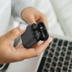 Écouteurs Sans Fil Akashi Avec Boite De Charge, Bluetooth 5.0 Autonomies 20h IPx5 - Noir -Musique recherchée. tws aka bk 7