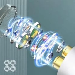 Écouteurs Bluetooth 5.3 Avec Boîtier De Charge Et Contrôle Tactile, Mode Gaming, Awei - Blanc -Musique recherchée. tws awei t12b 4