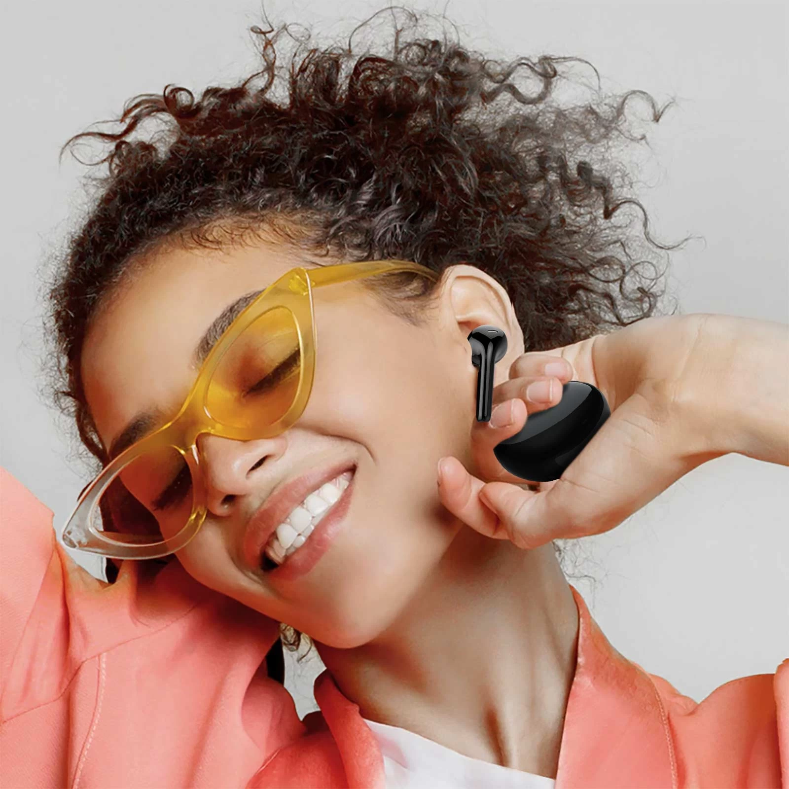 Écouteurs Sans Fil, Contrôle Tactile et Micro Avec Réduction De Bruit, Awei - Noir 4 Écouteurs Sans Fil, Contrôle Tactile et Micro Avec Réduction De Bruit, Awei - Noir – Image 2