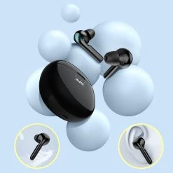 Écouteurs Sans Fil, Contrôle Tactile et Micro Avec Réduction De Bruit, Awei - Noir 16 Écouteurs Sans Fil, Contrôle Tactile et Micro Avec Réduction De Bruit, Awei - Noir -Musique recherchée. tws awei t15r 7