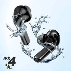 Écouteurs Sans Fil, Contrôle Tactile et Micro Avec Réduction De Bruit, Awei - Noir 18 Écouteurs Sans Fil, Contrôle Tactile et Micro Avec Réduction De Bruit, Awei - Noir -Musique recherchée. tws awei t15r 8