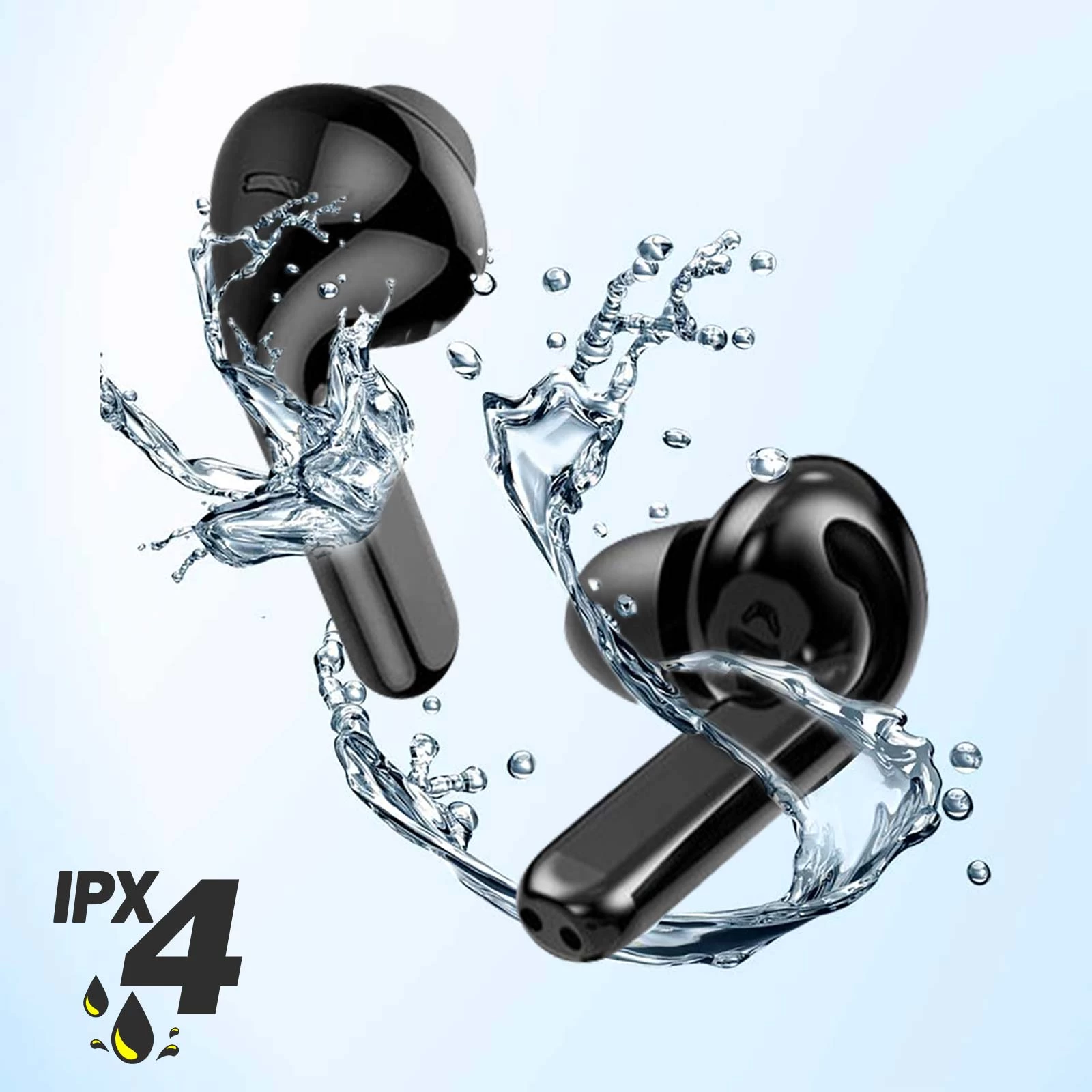 Écouteurs Sans Fil, Contrôle Tactile et Micro Avec Réduction De Bruit, Awei - Noir 10 Écouteurs Sans Fil, Contrôle Tactile et Micro Avec Réduction De Bruit, Awei - Noir – Image 8