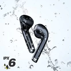 Écouteurs Étanches IPX6, Bluetooth Avec Étui De Charge LED Et Contrôle Tactile, Awei - Noir -Musique recherchée. tws awei t28p 9