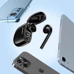 Écouteurs Sans Fil, Bluetooth Avec Étui De Charge Et Contrôle Tactile, Étanche IPX4, Awei - Noir -Musique recherchée. tws awei t28r dv2 10