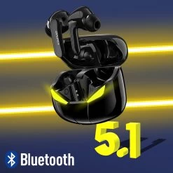 Écouteurs Gaming, Bluetooth 5.1 Avec Design LED Et Contrôle Tactile, Étanche IPX5, Awei - Noir -Musique recherchée. tws awei t35 3