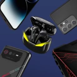 Écouteurs Gaming, Bluetooth 5.1 Avec Design LED Et Contrôle Tactile, Étanche IPX5, Awei - Noir -Musique recherchée. tws awei t35 9