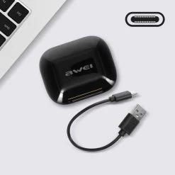 Écouteur Sans Fil Bluetooth Avec Boîtier De Chargement - Noir -Musique recherchée. tws awei t36 9