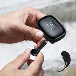 Écouteur Sans Fil Bluetooth Smart-Touch Intra-auriculaire Avec Boîtier De Chargement - Noir -Musique recherchée. tws awei ta8 7