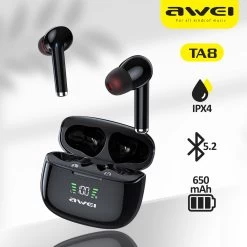 Écouteur Sans Fil Bluetooth Smart-Touch Intra-auriculaire Avec Boîtier De Chargement - Noir