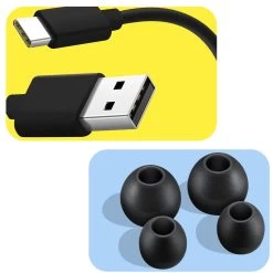 Ecouteurs Sans-Fil Bluetooth Sport, Waterproof IPX4 Devia Smart Series POP1 - Noir -Musique recherchée. tws dev pop1 10