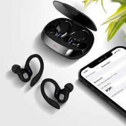 Ecouteurs Sans-Fil Bluetooth Sport, Waterproof IPX4 Devia Smart Series POP1 - Noir -Musique recherchée. tws dev pop1 6