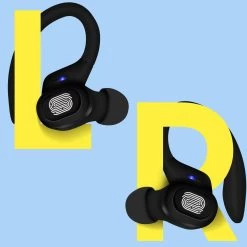 Ecouteurs Sans-Fil Bluetooth Sport, Waterproof IPX4 Devia Smart Series POP1 - Noir -Musique recherchée. tws dev pop1 9