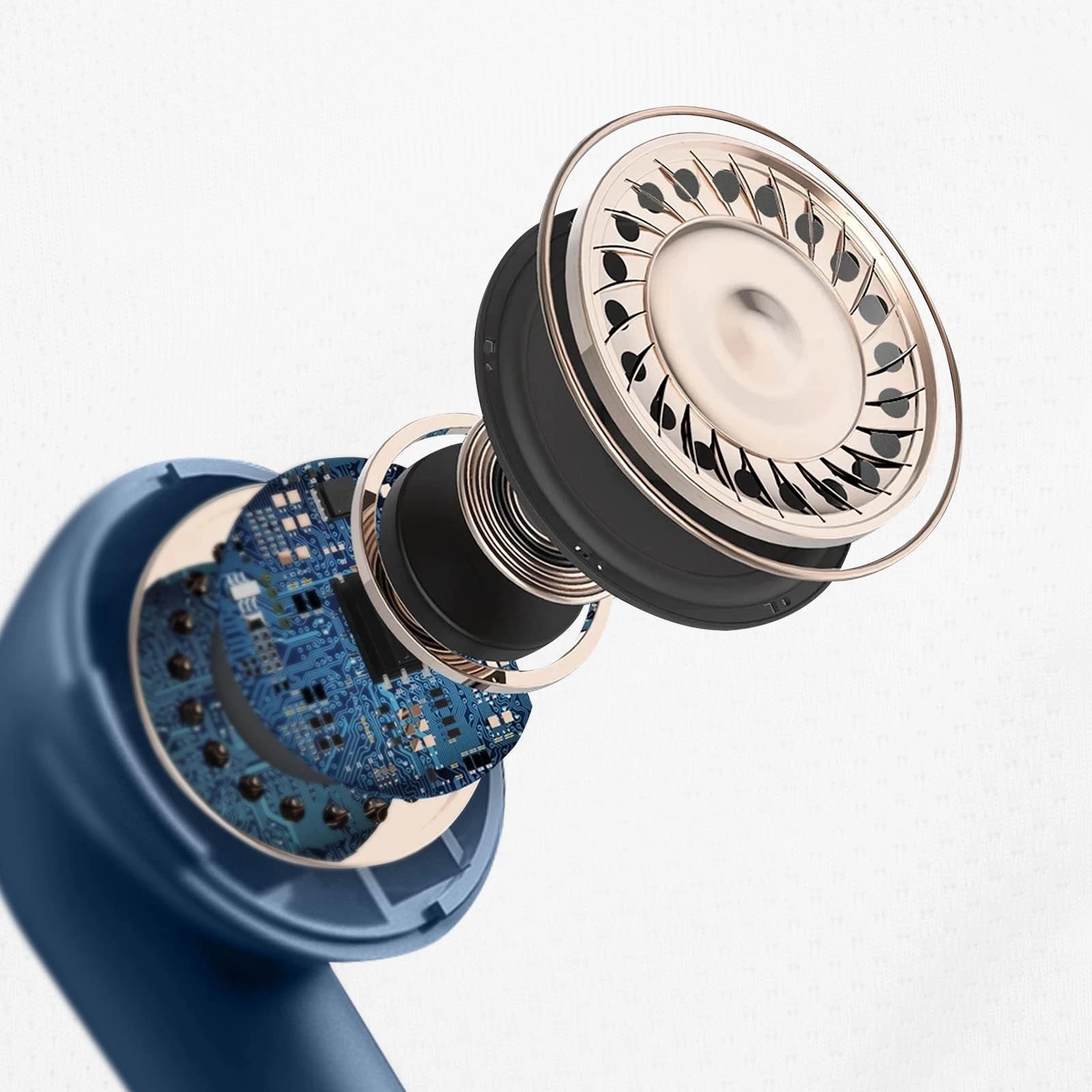 Écouteurs Sans-fil Intra-auriculaires, Bluetooth 5.3 Autonomie Totale 30 Heures, Defunc True Audio - Bleu Marine 4 Écouteurs Sans-fil Intra-auriculaires, Bluetooth 5.3 Autonomie Totale 30 Heures, Defunc True Audio - Bleu Marine – Image 2