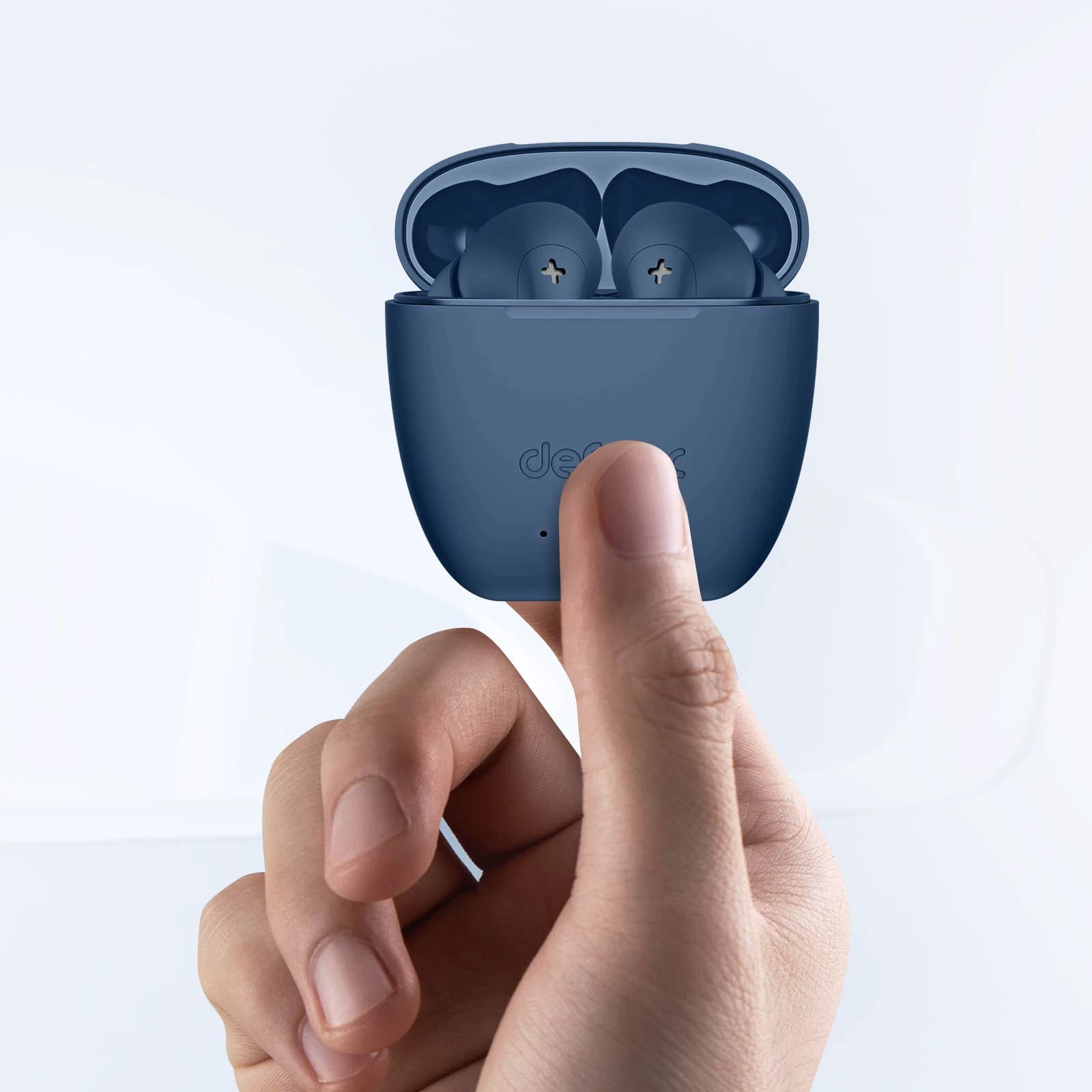 Écouteurs Sans-fil Intra-auriculaires, Bluetooth 5.3 Autonomie Totale 30 Heures, Defunc True Audio - Bleu Marine 9 Écouteurs Sans-fil Intra-auriculaires, Bluetooth 5.3 Autonomie Totale 30 Heures, Defunc True Audio - Bleu Marine – Image 7