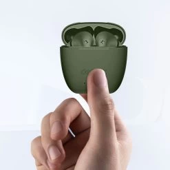 Écouteurs Sans-fil Intra-auriculaires, Bluetooth 5.3 Autonomie Totale 30 Heures, Defunc True Audio - Vert Kaki -Musique recherchée. tws dfc in gn 7