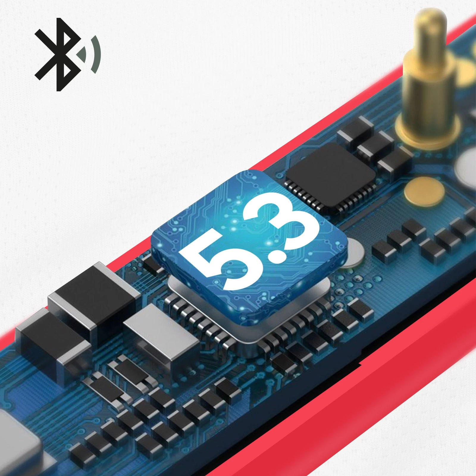 Écouteurs Sans-fil Intra-auriculaires, Bluetooth 5.3 Autonomie Totale 30 Heures, Defunc True Audio - Rouge 6 Écouteurs Sans-fil Intra-auriculaires, Bluetooth 5.3 Autonomie Totale 30 Heures, Defunc True Audio - Rouge – Image 4